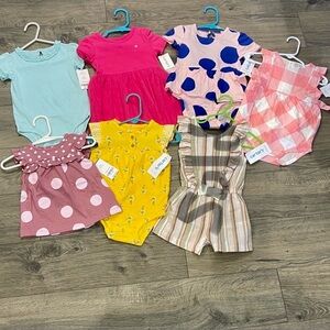 Carter's Kids Matching Sets - Pink, Blue, Yellow, Green